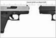 Glock G43X vs Glock G25 size comparison Handgun Her